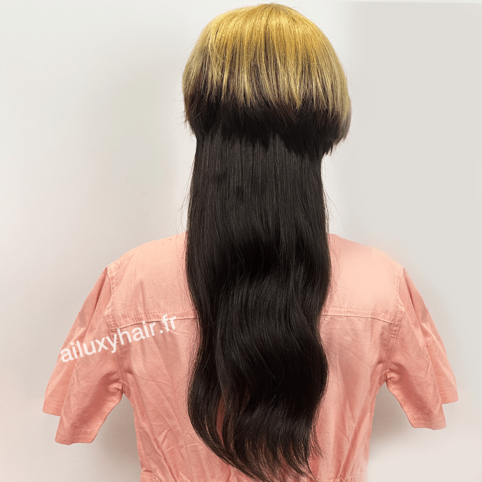 AILUXY Mullet Glueless Perruque