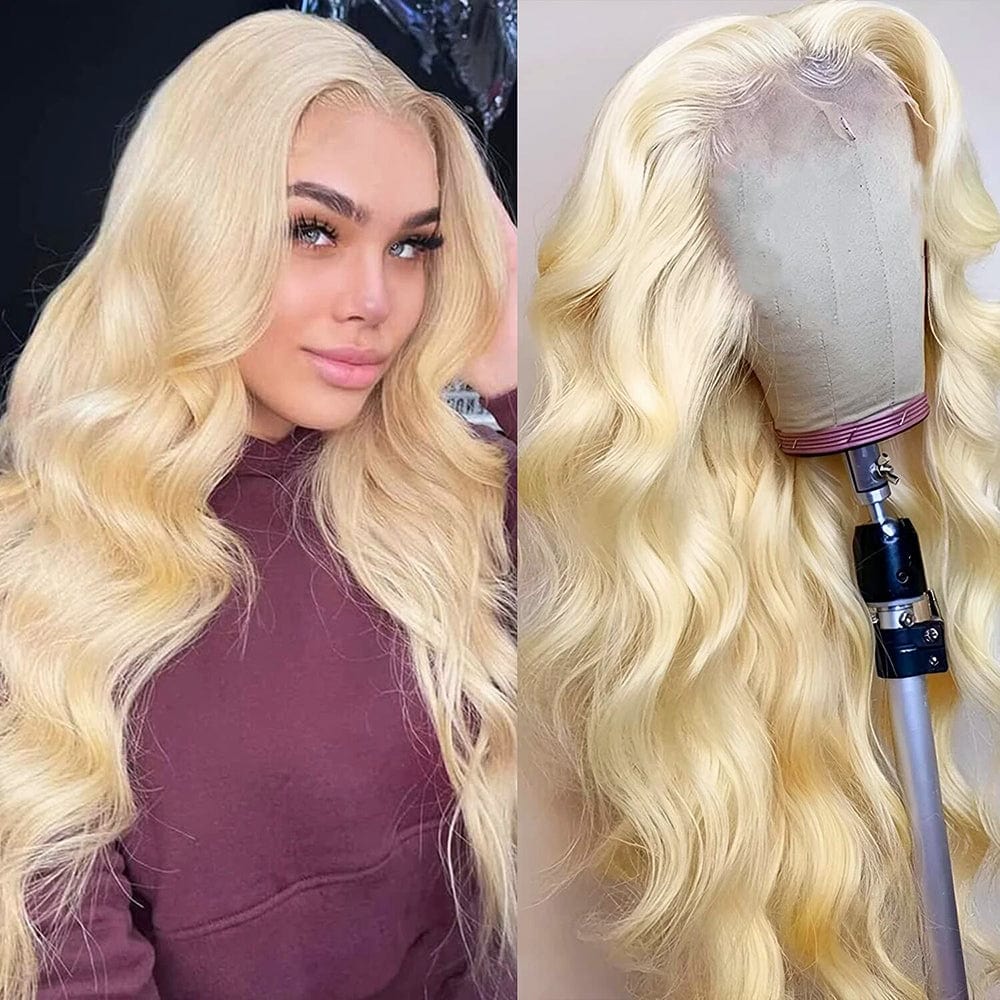 AILUXY 13x4 Lace Frontal Blond 613 Body Wave Perruque 100% Cheveux Humains