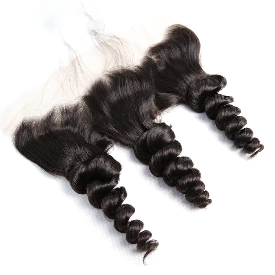 AILUXY Cheveux 13x4/13x6 HD Lace Frontal Loose Wave Dentelle Invisible 100% Cheveux Humains