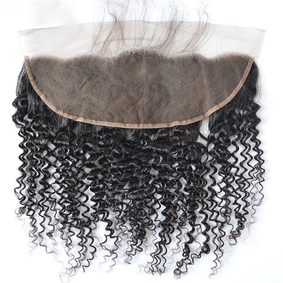 AILUXY Cheveux 13x4/13x6 HD Lace Frontal Bouclé Dentelle Invisible 100% Cheveux Humains