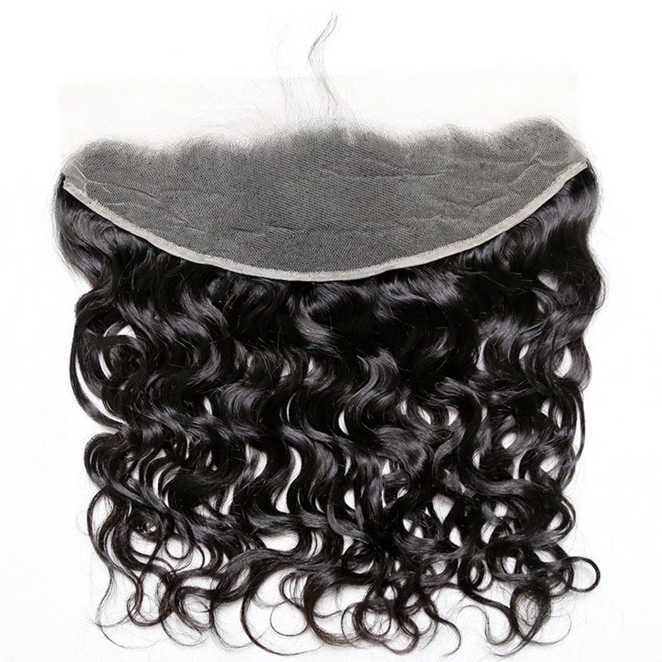 AILUXY Cheveux 13x4/13x6 HD Lace Frontal Water Wave Dentelle Invisible 100% Cheveux Humains