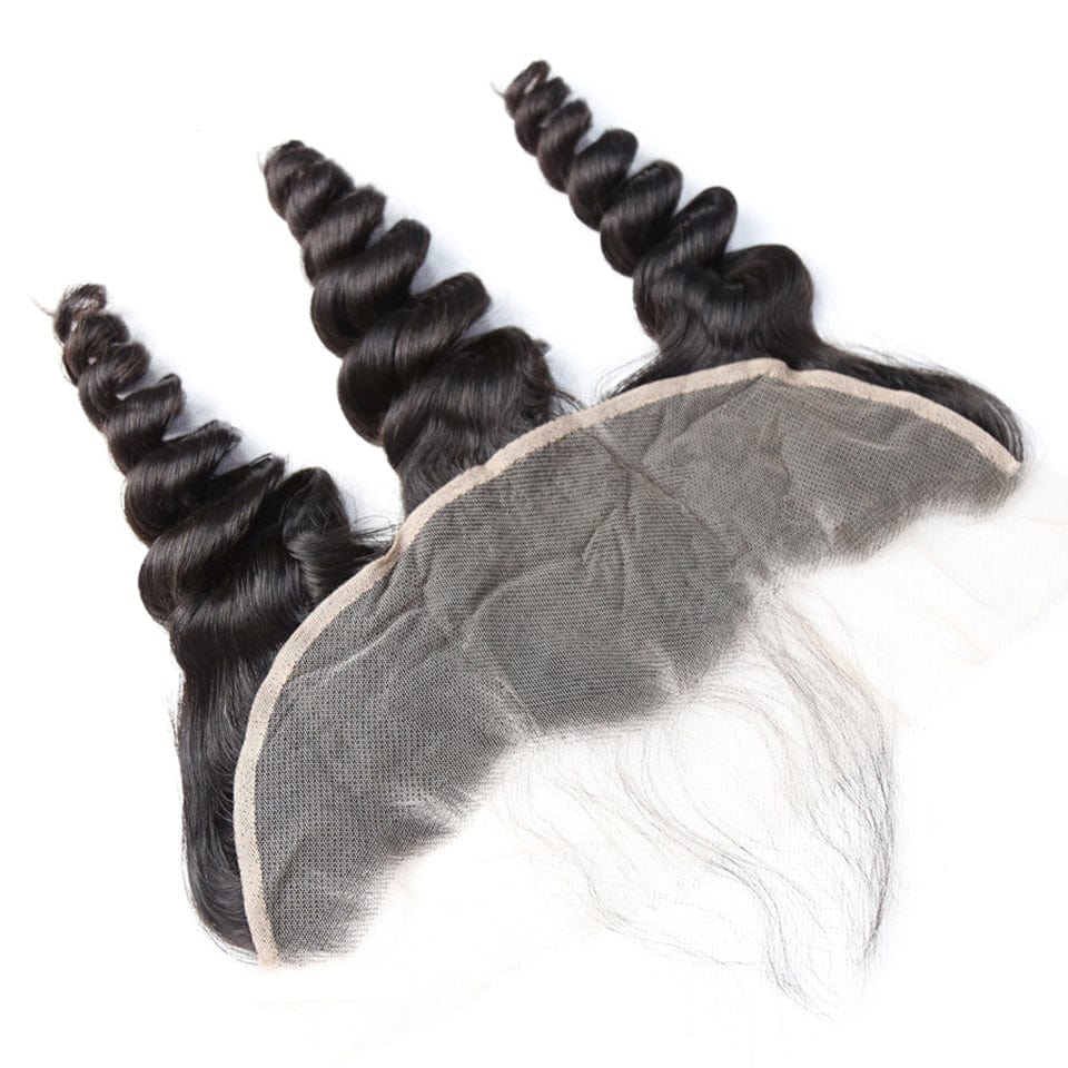 AILUXY Cheveux 13x4/13x6 HD Lace Frontal Loose Wave Dentelle Invisible 100% Cheveux Humains