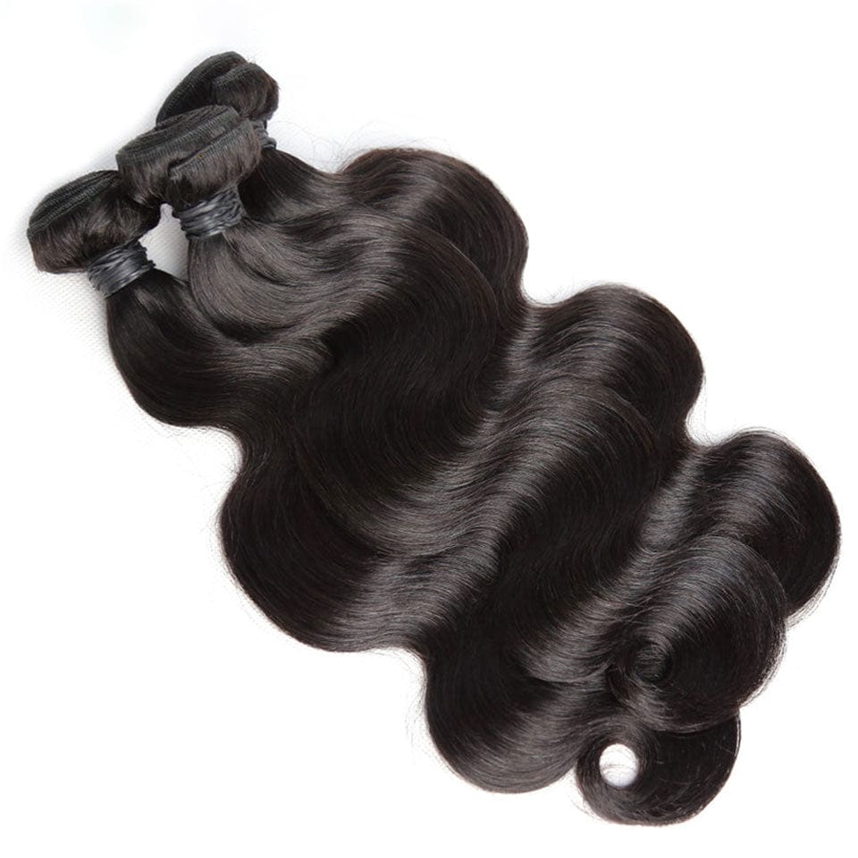 AILUXY Tissage Body Wave Noir 3 Paquets 100% Cheveux Humains